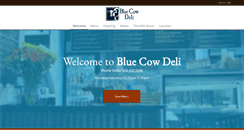 Desktop Screenshot of bluecowdeli.com